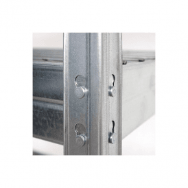 1200kg Galvanised Steel Boltless Shelving 4 Level 450D x 1800H mm