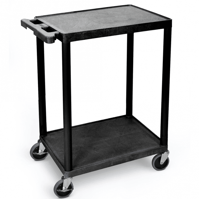 150kg 2 Shelf Plastic Service Trolley