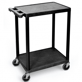 150kg 2 Shelf Plastic Service Trolley