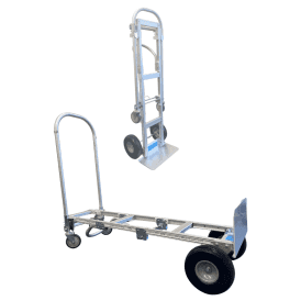 2 in 1 Aluminium Convertible Sack Truck 1300mm Base 300kg