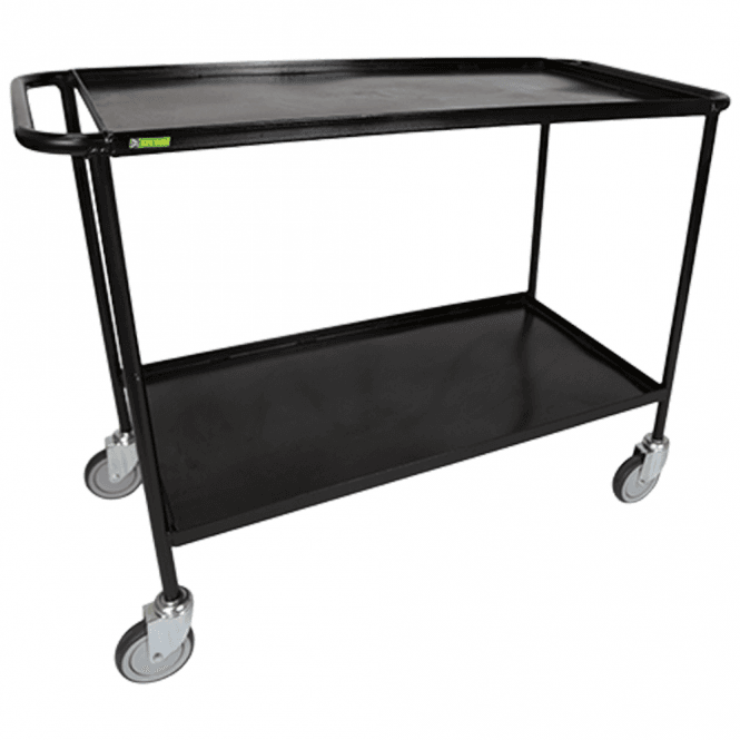 2 Shelf Steel Tray Trolley 1200L x 450W 300kg