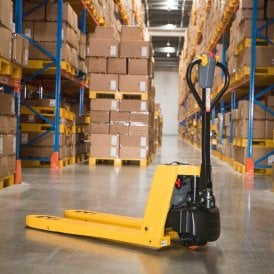 2000kg Fully Electric Pallet Truck 550Wx1150L mm 15Ah Battery
