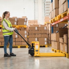 2000kg Fully Electric Pallet Truck 550Wx1150L mm 15Ah Battery