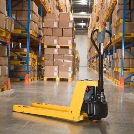 2000kg Fully Electric Pallet Truck 550Wx1150Lmm 10Ah Battery
