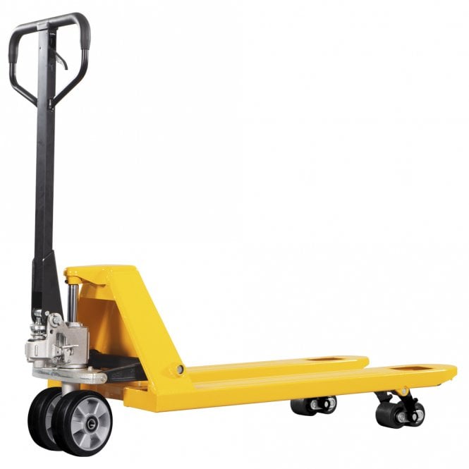 2500kg Pallet Truck 550W x 1150L Rubber Wheels