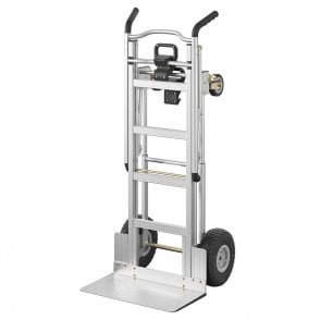 3-in-1 Aluminium Convertible Sack Truck Puncture Proof Wheels 350kg