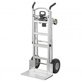 3-in-1 Aluminium Convertible Sack Truck Puncture Proof Wheels 350kg