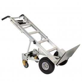 3-in-1 Aluminium Convertible Sack Truck Puncture Proof Wheels 350kg