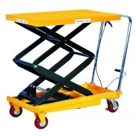 double vertical scissor lift hydraulic platform table 350kg