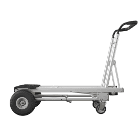 4-in-1 Aluminium Convertible Sack Truck Puncture Proof Wheels 360kg