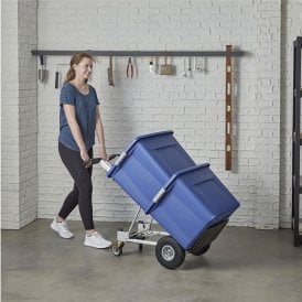 4-in-1 Aluminium Convertible Sack Truck Puncture Proof Wheels 360kg