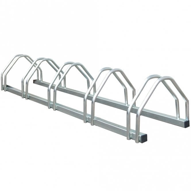 5 Bike Floor Mounted Bike Rack - 1320mm