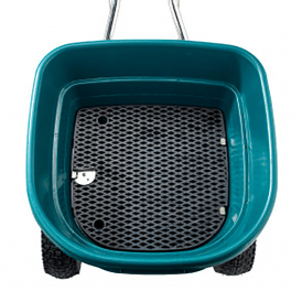53kg Stainless Steel Salt Spreader with Pneumatic Wheels