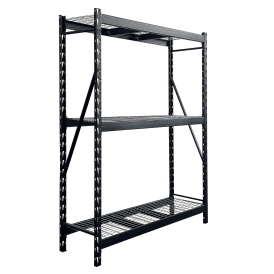 650kg Boltless Steel Shelving 3 Mesh Shelves 610D x 1980H mm