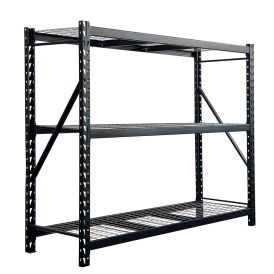 650kg Boltless Steel Shelving 3 Mesh Shelves 610D x 1980H mm