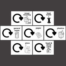 65lt Recycling Bins Set of 3