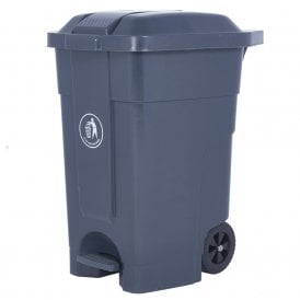 70lt Plastic Mobile Pedal Bin