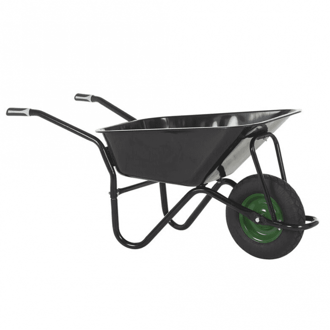 80 Litre Steel Wheelbarrow Pneumatic Wheel