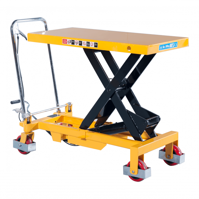 800kg Scissor Lift Trolley 510Wx1016L mm