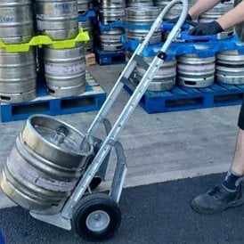 Aluminium Beverage/ Beer Barrel Keg Sack Truck 300kg