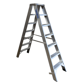 Aluminium Double Sided Step Ladder 150kg