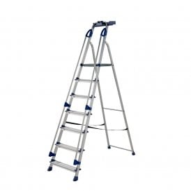 Aluminium Folding Platform Step Ladders 4-7 Tread EN131 Professional