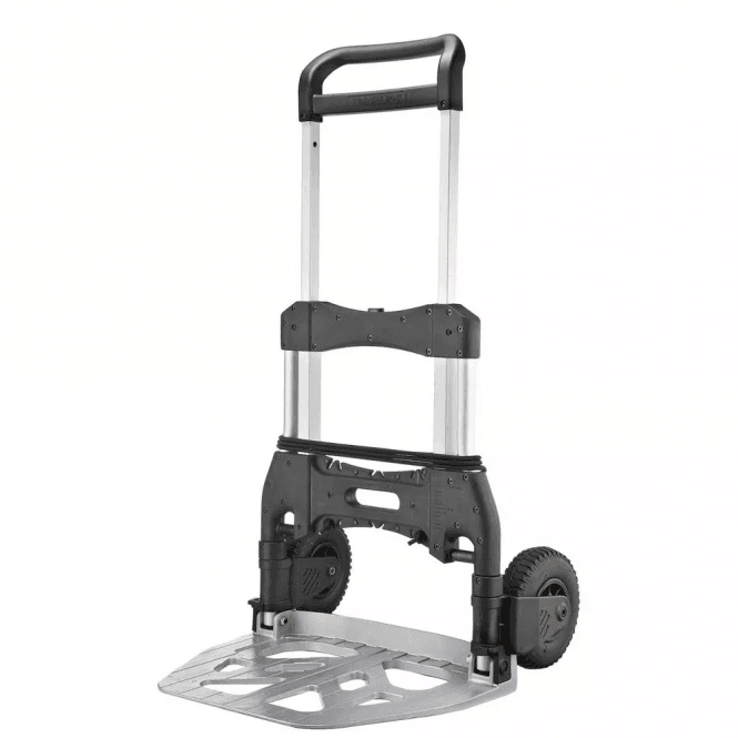 Aluminium Folding Sack Truck Heavy Duty with Pneumatic Wheels 250kg