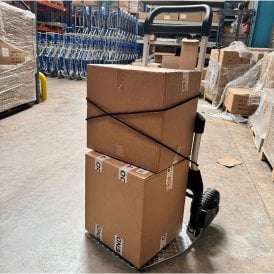 Aluminium Folding Sack Truck Heavy Duty with Pneumatic Wheels 250kg