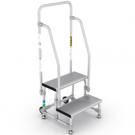 Aluminium Mobile Push-Pull Steps 2-4 Tread