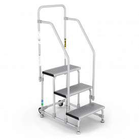 Aluminium Mobile Push-Pull Steps 2-4 Tread