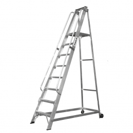 Aluminium Mobile Warehouse Steps 5-12 Tread
