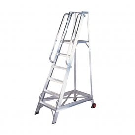 Aluminium Mobile Warehouse Steps 5 - 8 Tread