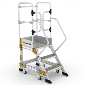 Aluminium Mobile Weight Reactive Safety Steps 3-5 Tread