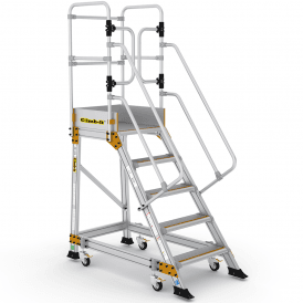 Aluminium Mobile Weight Reactive Safety Steps 3-5 Tread