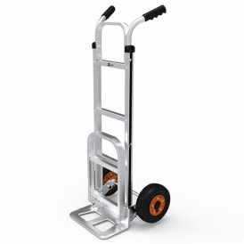 heavy duty folding and fixed toe sack truck