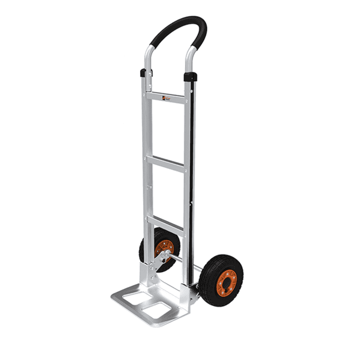 Aluminium Sack Truck Loop/Pram Handle With Or Without Skids 300kg