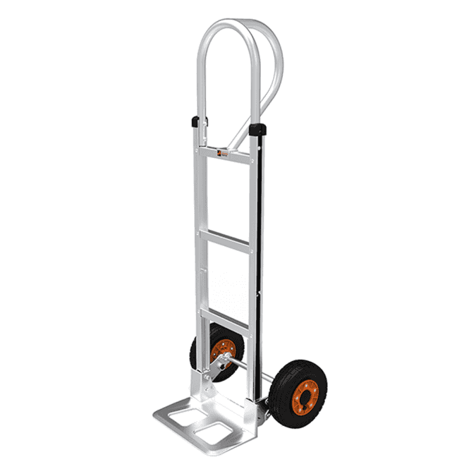 Aluminium Sack Truck P-Handle With Or Without Skids 300kg