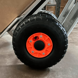 Aluminium Sack Truck P-Handle With Or Without Skids 300kg