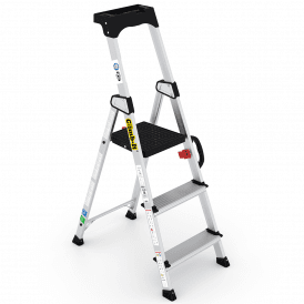 Aluminium Step Ladders 3-7 Tread with Carry Handle