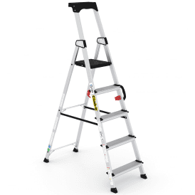 Aluminium Step Ladders 3-7 Tread with Carry Handle