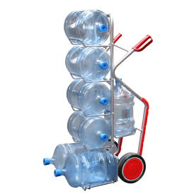 Aluminium Water Bottle Sack Truck 200kg 7 Bottles
