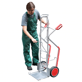Aluminium Water Bottle Sack Truck 200kg 7 Bottles