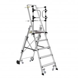Aluminium Weight Reactive Mobile Podium Steps 3 - 8 Tread