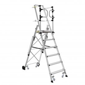 Aluminium Weight Reactive Mobile Podium Steps 3 - 8 Tread