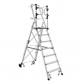 Aluminium Weight Reactive Mobile Podium Steps 3 - 8 Tread