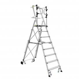 Aluminium Weight Reactive Mobile Podium Steps 3 - 8 Tread