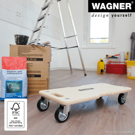 Anti Slip Wooden Dolly 400kg