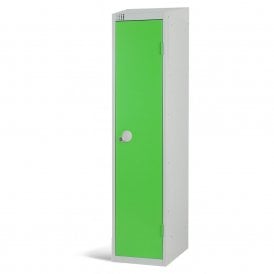 Big Volume Coloured Steel Lockers with Sloping Top with Cam/Key Lock - 450 x 450mm
