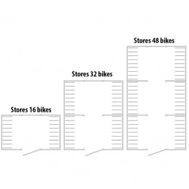 Bike Compound Shelter with or without security canopy