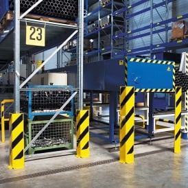 Black Bull Heavy Duty Steel Pallet Racking Protectors